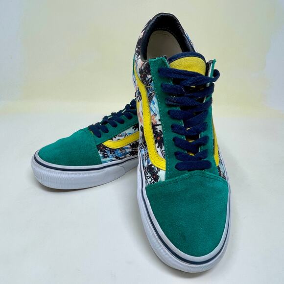 Vans Old Skool Rare Caribbean Men's Sz 9 - Wmns 10 1/2 Green Suede 114.5=I.10.5 - Picture 10 of 13